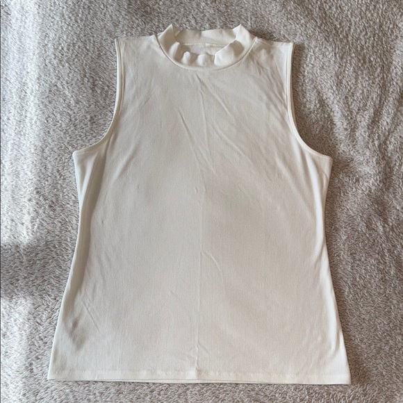 👚 🆕 LOFT Women’s Ribbed Mock Turtleneck Tank Top – Size XL (NWT) - Picture 1 of 6